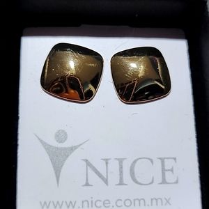 Square fashion earrings